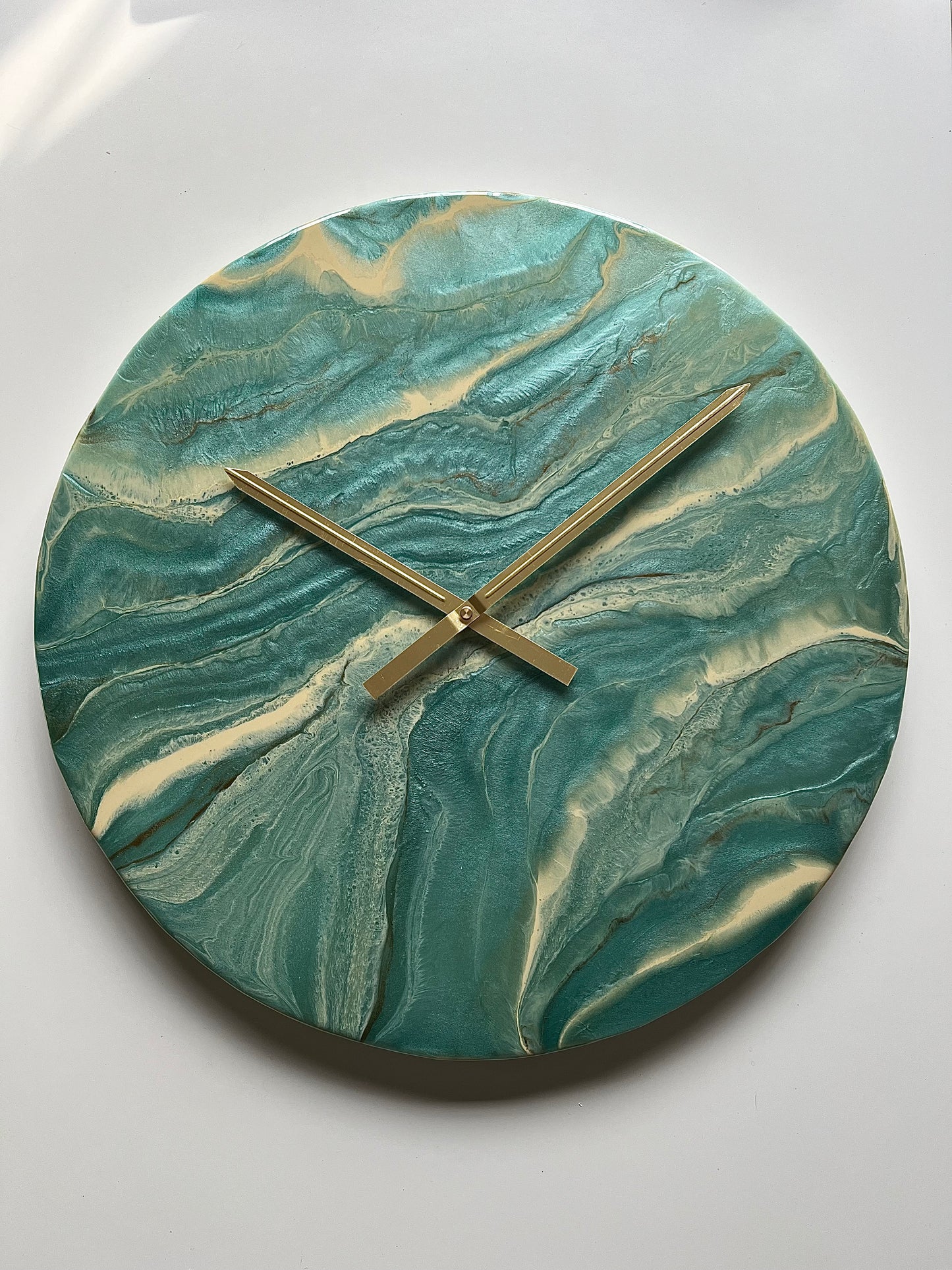 OROLOGIO MARMO VERDE ACQUA